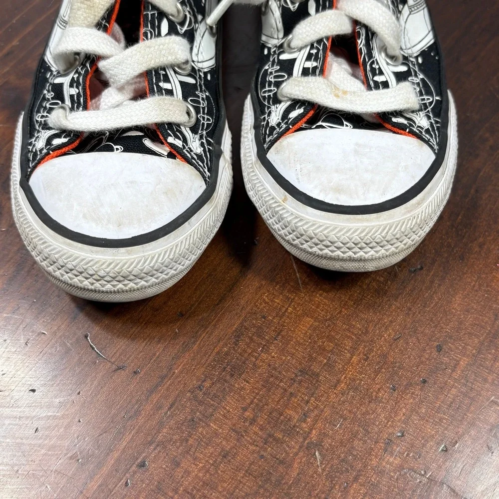 ConverseChuck Taylor All Star Canvas Shoes Kids Size 12 Black UFO Print High Top